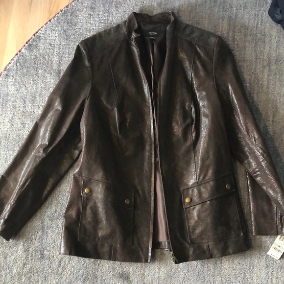 Brown Suede Blazer - Picture 1 of 4
